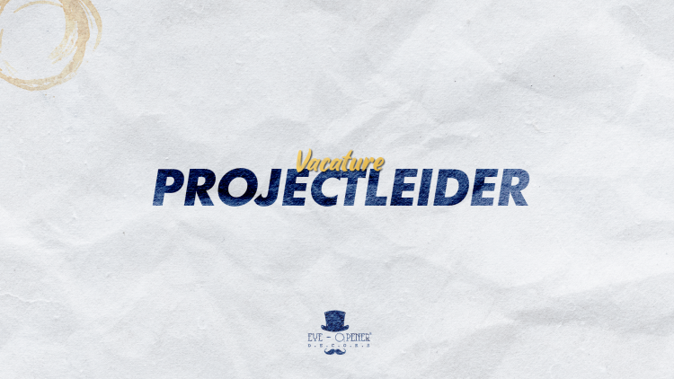 Vacature: Projectleider